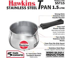Hawkins Stainless Steel Saucepan 1.5L SST15