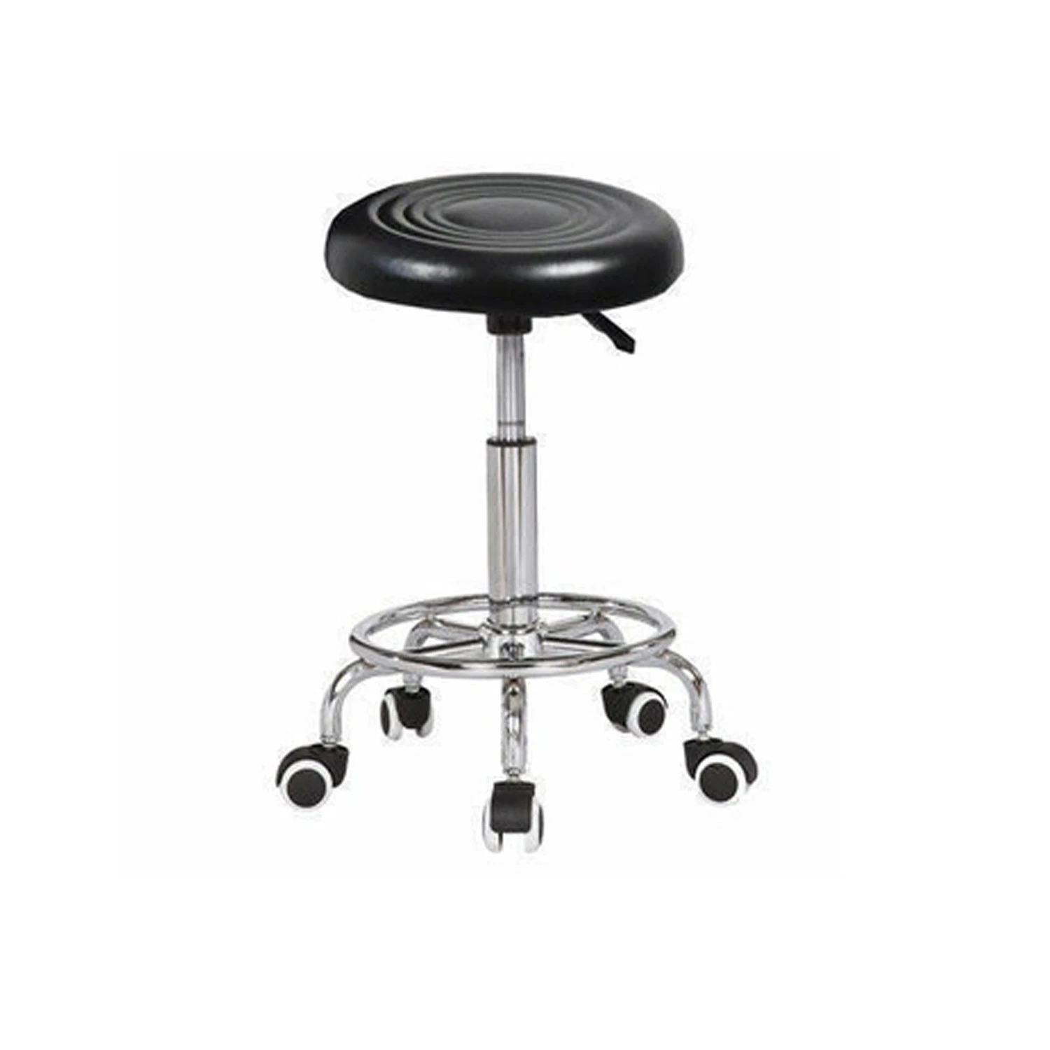 Salon Hairdressing Round Chair PU Swivel Lift Stool Barber Massage