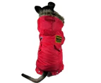 -l-Pet Jacket Dog Autumn Winter Clothes Dog Thickened Cotton Coat Coat Four Legged Dog Clothes