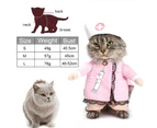 -l-Halloween Pet Nurse Transfiguration Dress Upright Dog Creative Clothes