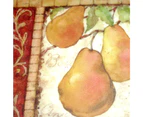 Set of 5 PVC Table Placemats Pears 30 x 46 cm