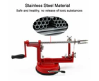 Kitchen Tool Apple Peeler Slinky Machine Fruit Cutter Slicer Corer 3 in 1 Red