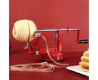 Kitchen Tool Apple Peeler Slinky Machine Fruit Cutter Slicer Corer 3 in 1 Red