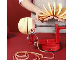 Kitchen Tool Apple Peeler Slinky Machine Fruit Cutter Slicer Corer 3 in 1 Red