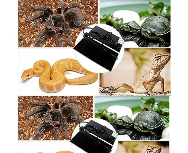 Reptile Warmer Mat Under Tank Heater with Temperature Controller-7W - 15X28CM