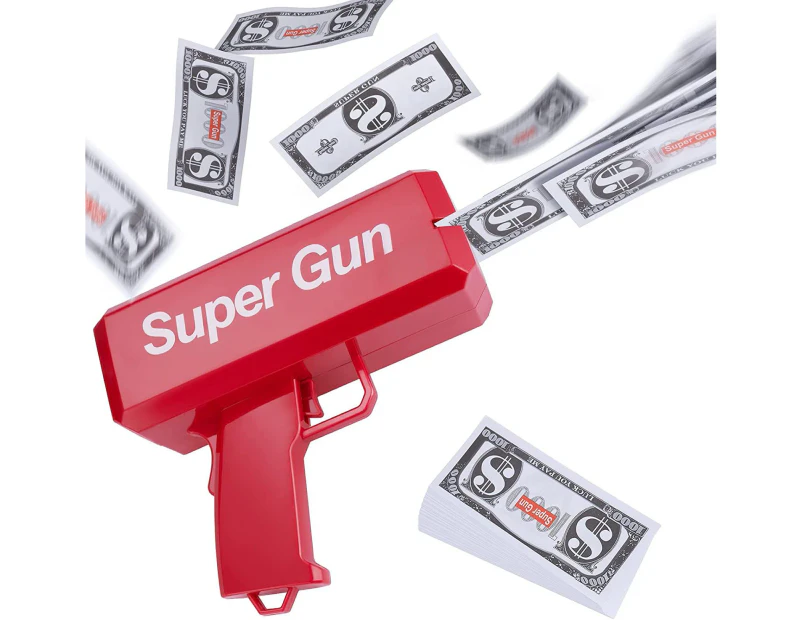 Cash Money Gun Making A Cash Rain Money Toy Gun for Your Party or Wedding