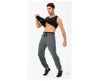 Mens Quick Dry Jogger Pants Casual Slim-fit Tapered Sports Pants Gym Workout Training Pants for Men-Grey