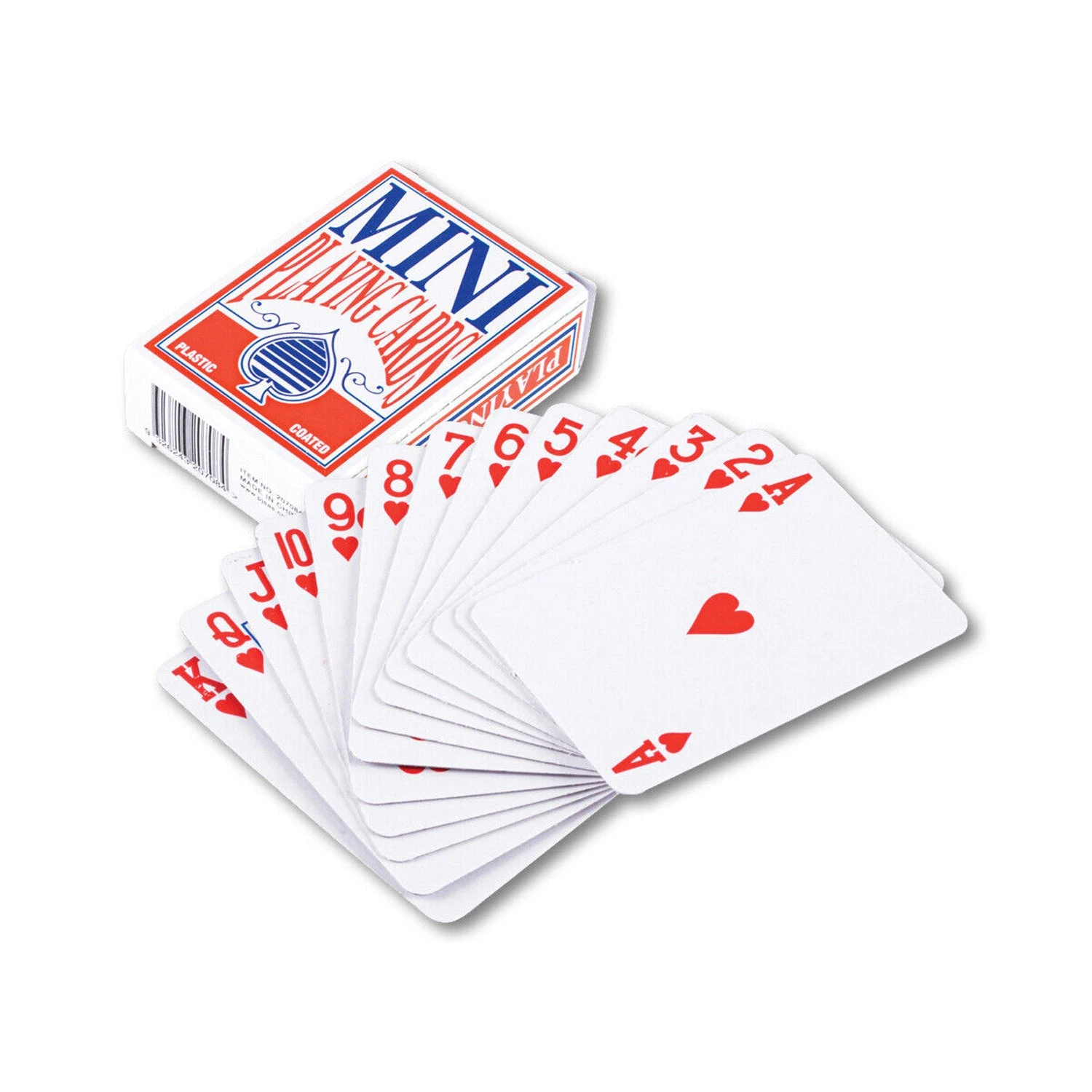 6Pk Mini Playing Cards Traditional Style Tear-Resistant Games Fun Magic