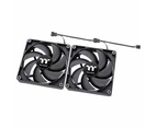 Thermaltake CT140 Performance PWM Fan Black Edition - 2-Pack [CL-F148-PL14BL-A]