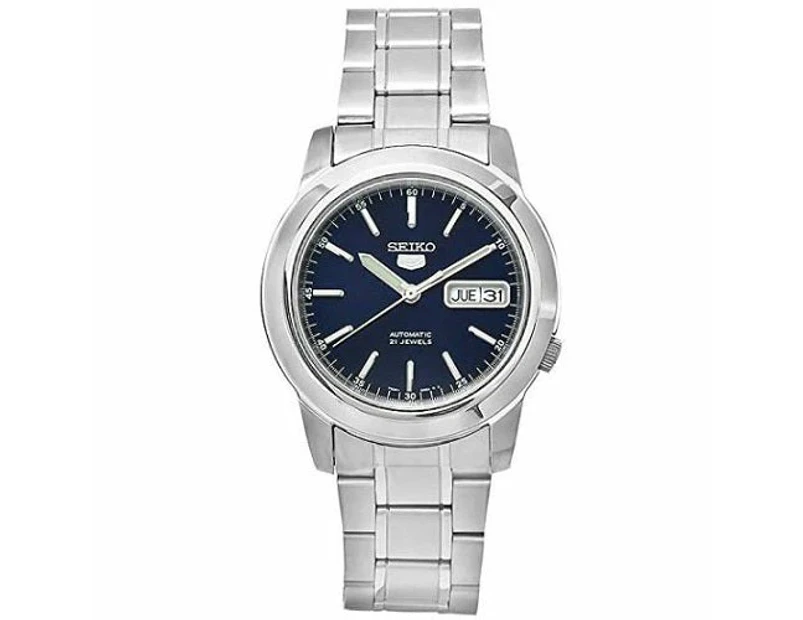 Seiko 5 SNKE51K1 Silver with Blue Dial Stainless Steel Men's Automatic Watch