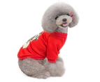 -xl-Pet fashion sweater Dog autumn winter clothing Pet two leg sweater