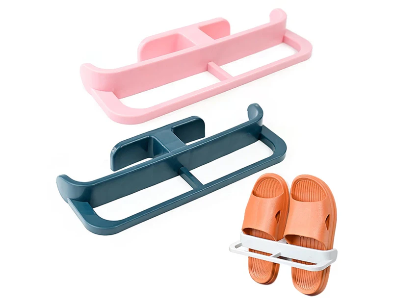 3 Pack Shoe Rack Plastic Bathroom Shoes Organizers Slippers Drain Storage Rack