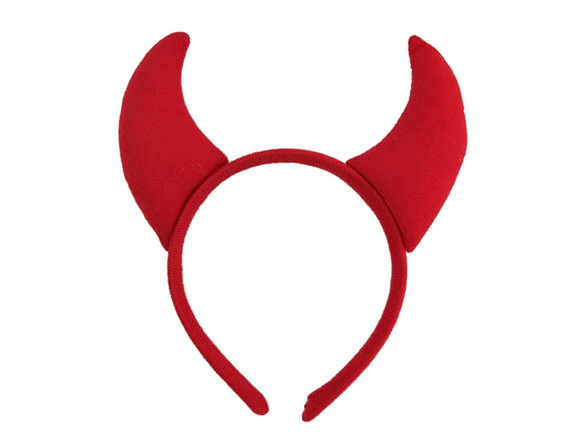 puluofuh Halloween Hair Band Contrast Color Durable Smooth Edge Costume Portable Decorative Festival Crown Shape Hair Hoop Party Cosplay-B