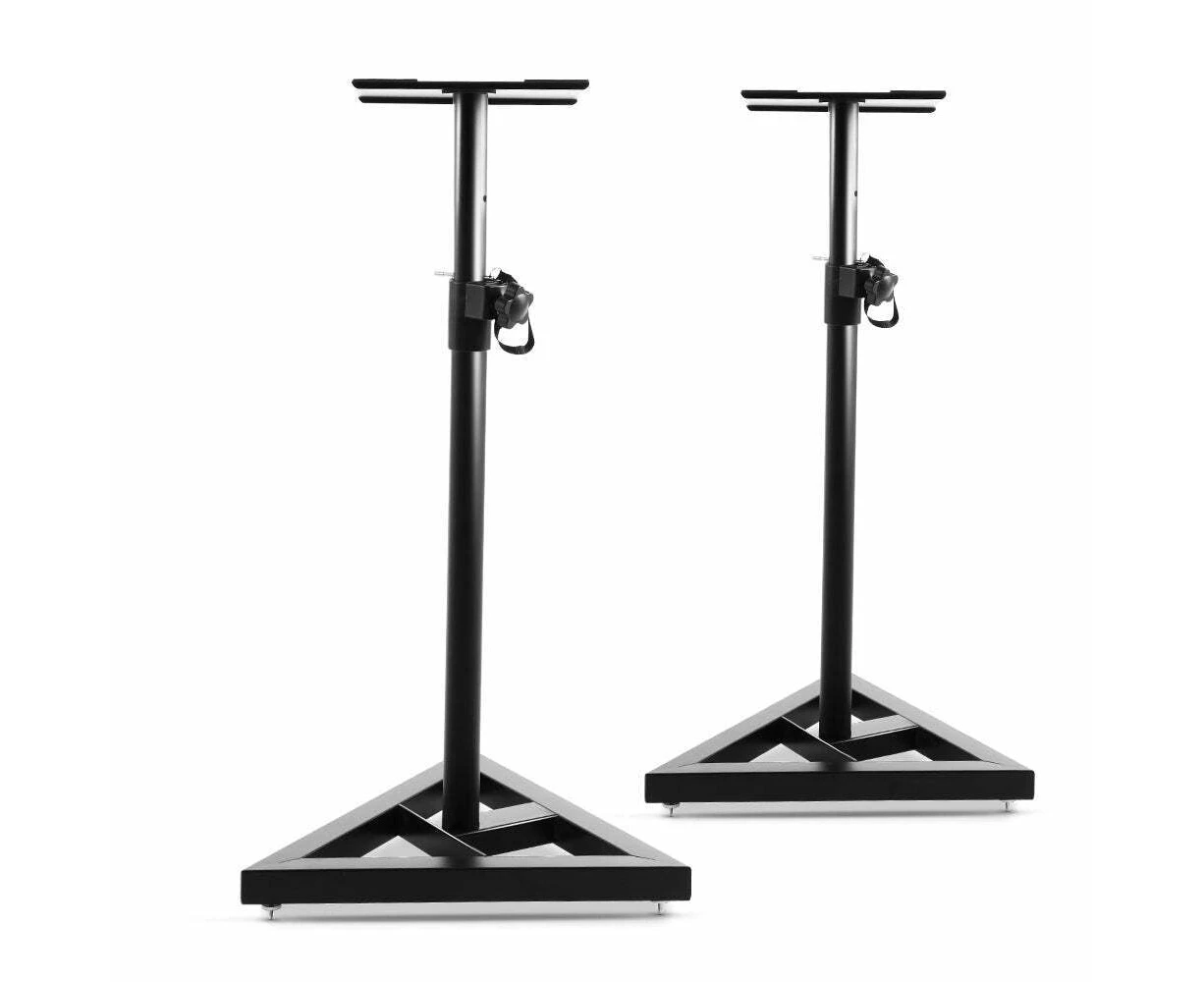 ALPHA 2Pcs Speaker Stands Stand Tripod Home Studio Adjustable Height Surround