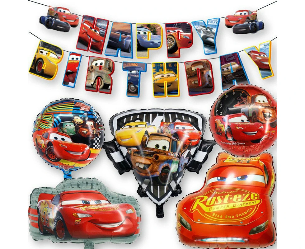 20Pcs Cars Theme Party Decorating Set | Foil Balloons | Birthday Banner for Baby Shower Kids Birthday Party Decorations