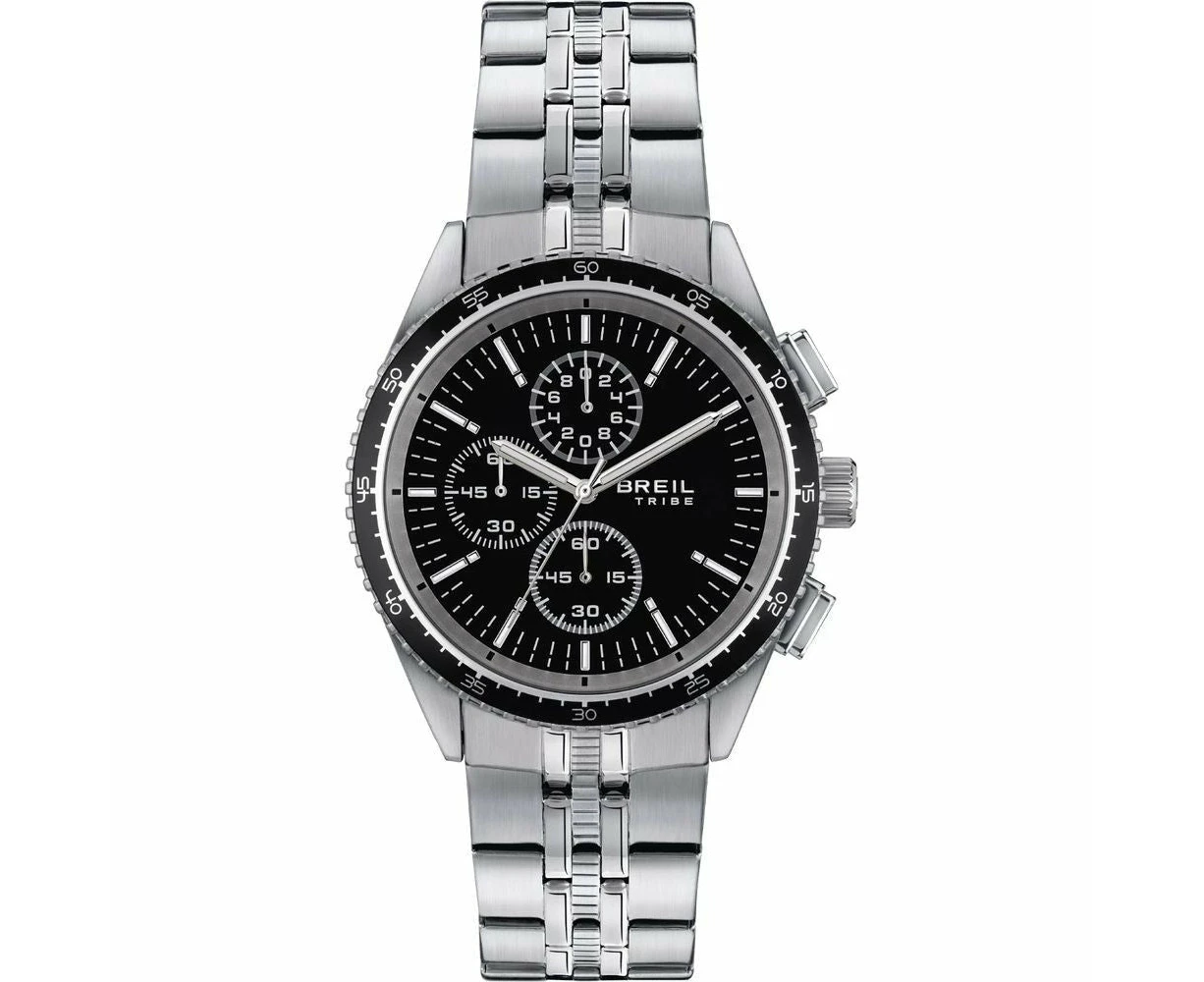 Formal Men's Elegant Chronograph Quartz Watch Model X1, Black