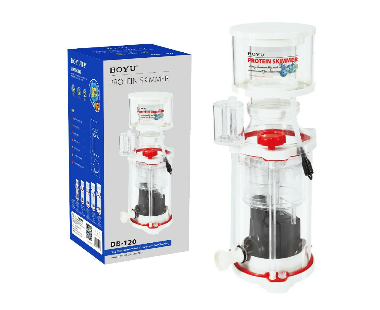 BOYU Reef Marine Fish Tank Protein Skimmer DB-120 25W 800L/H