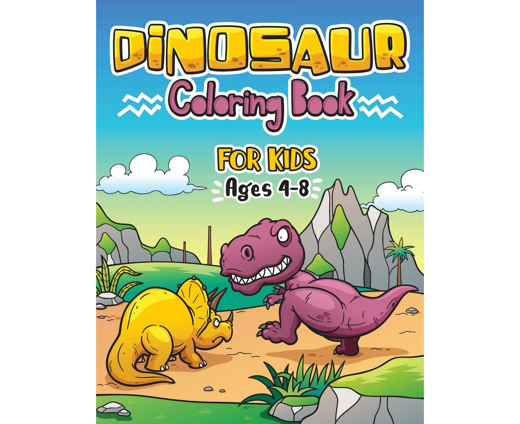 Dinosaur Coloring Book for Kids ages 48 Great Gift For Boys  Girls by Oliver Brooks