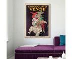 Cioccolato Venchi Vintage Gold Frame Canvas