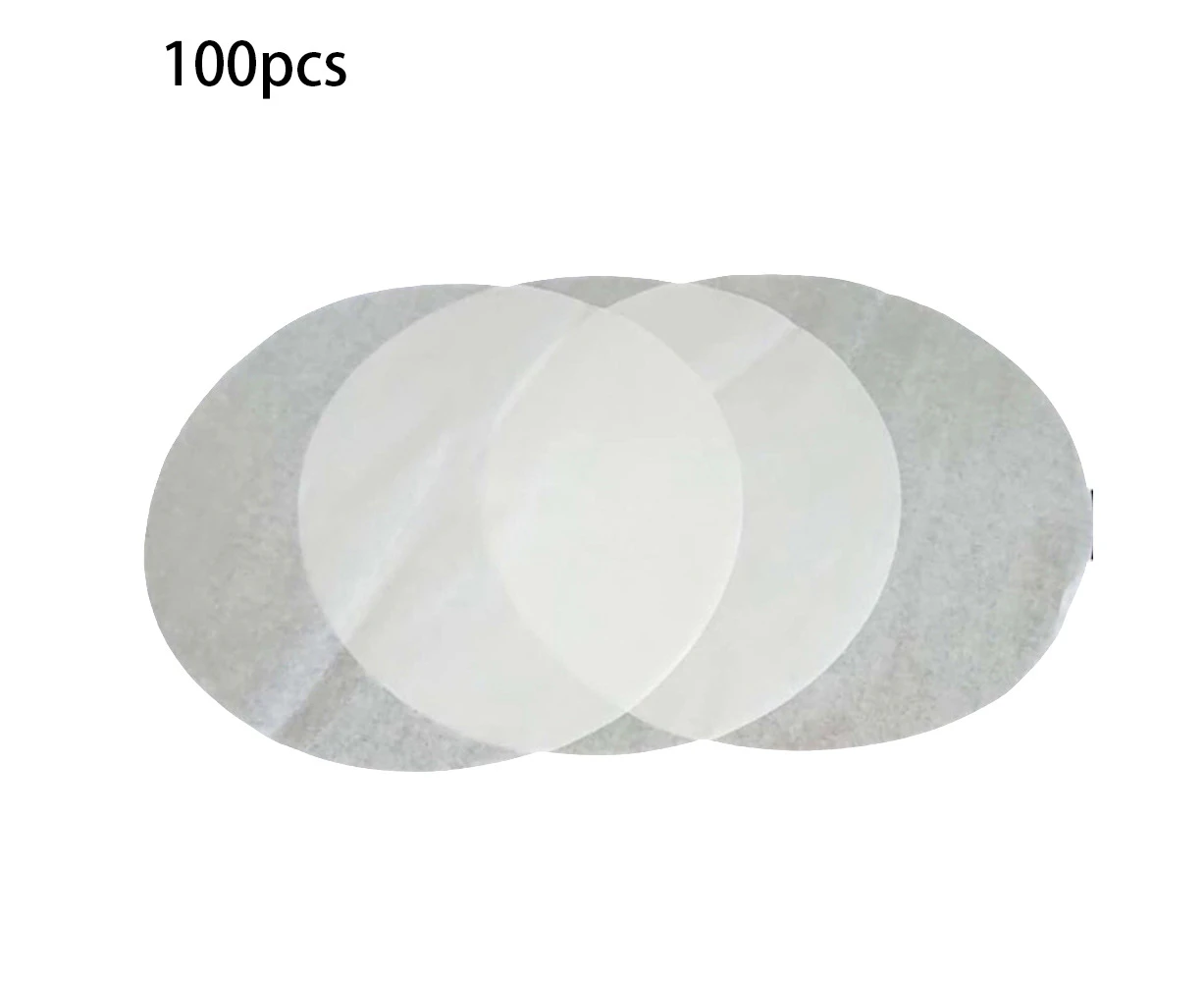 100Pcs Non Sticky Baking Paper Bread Snack Steamer Air Fryer Sheet Kitchen Tool-28cm