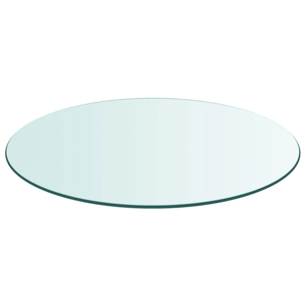 Tempered Glass Dining Coffee Table Top Replacement Protector Transparent Round