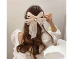 puluofuh Hair Clip Sweet Style Soft Multi Straps Anti-slip Multi Layers Women Hair Barrette Hair Accessories-Champagne