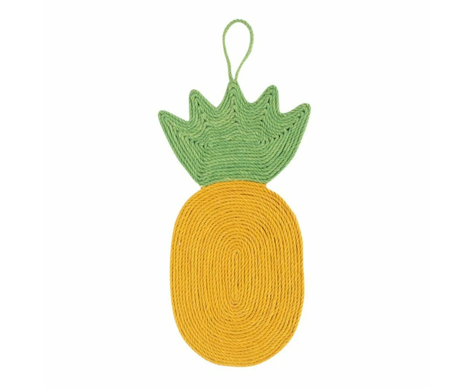 Creative Fruits Cat Scratching Mat - Yellow