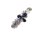 puluofuh Luxury Elegant Hair Barrette Exquisite Craftsmanship Vintage Shining Rhinestone Flower Hair Pin Hair Styling Accessories-3