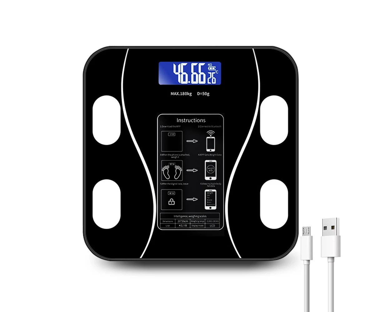 Bluetooth Body Fat Scale BMI Scales Smart Wireless Digital Bathroom Weight Scale