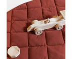 Outlook Baby Jersey Quilted Play Mat (Waterproof Backing) - Rust