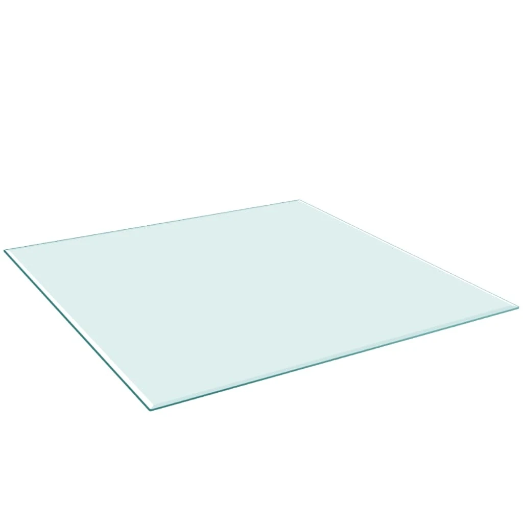 Tempered Glass Dining Coffee Table Top Replacement Protector Transparent Square