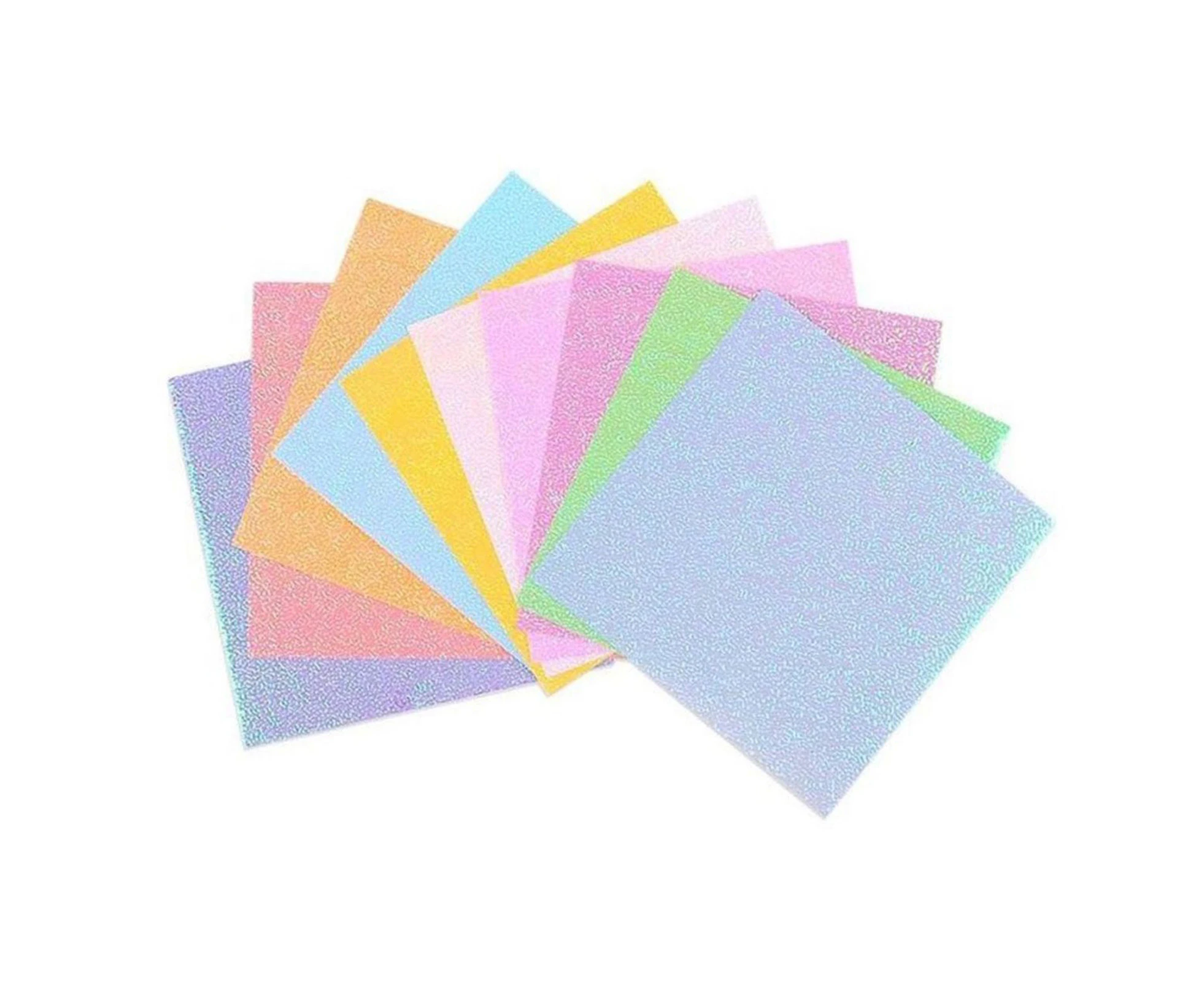 50Pcs/Bag Color Paper Multipurpose Easy to Fold Beautiful Eco-friendly No Odor Handcraft Tool Lightweight Multi Size Square Origami Paper- 20cm,A