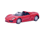 Bestjia 1/32 for Porsche 918 Diecast Pull Back Model Car Vehicle Toy Cake Table Decor - Red