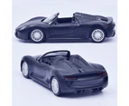 Bestjia 1/32 for Porsche 918 Diecast Pull Back Model Car Vehicle Toy Cake Table Decor - Red