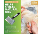 Slicker Pet Brush Grooming Hair Shedding Trimmer Comb Undercoat Dog Cat Grey
