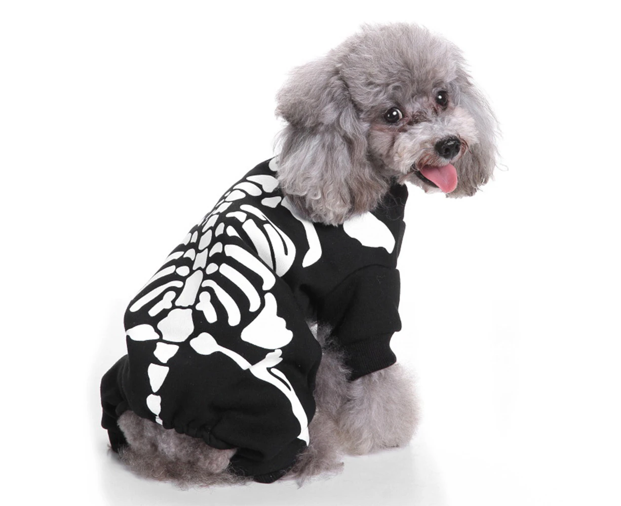 XxlPet costume Halloween Christmas costume Dog skeleton costume- xxl