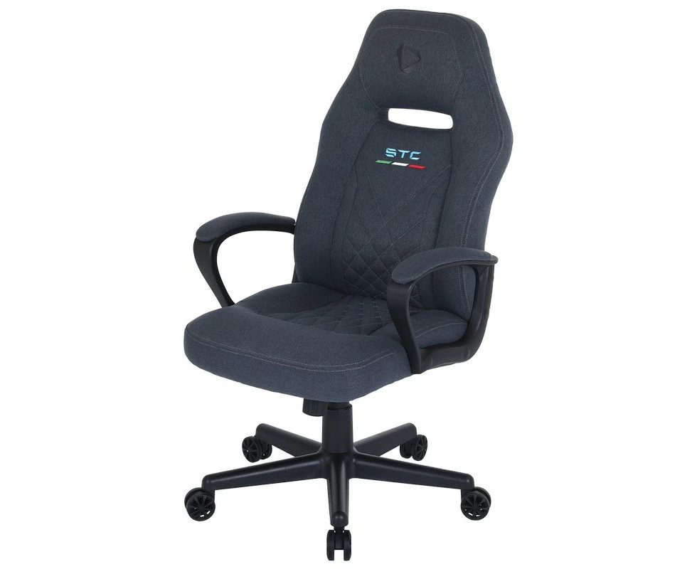 ONEX ONEX-STC-C-S-GR STC Compact S Series Gaming/Office Chair Graphite Short pile Linen Fabric