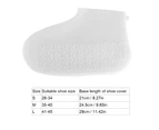 Non slip Waterproof Silicone Shoe Covers Shoe Protectors for Indoor Outdoor Protection(L)