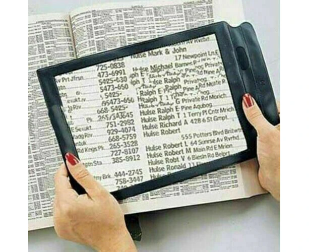 1x Full Page Magnifier Sheet 3x Big Large Magnifying Lens Reading Book Aid Lens