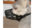 Dog Muzzle, Basket Cage Muzzle for Small, Medium, Large Dogs to Stop Barking, Biting and Chewing, Black 5