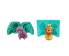 Cute 3D Animal Lion Dog Silicone Soap Mold for Fondant Cake Topper Decorating - Dog model