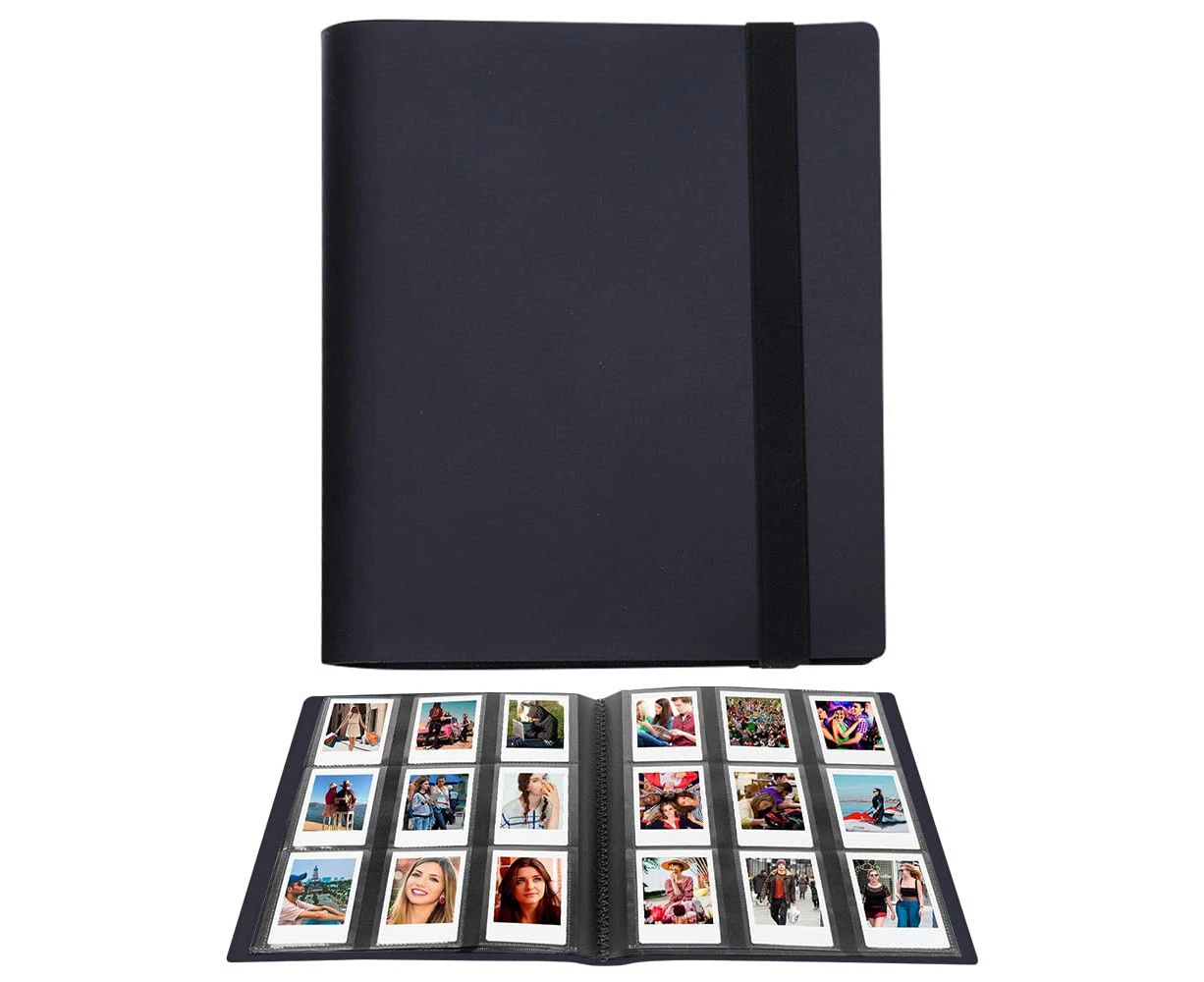 LIFEBEA 432 Pockets Photo Album for Fuji Instax Mini 7 8 9 11 25 70 90 Link Instant Film-Black