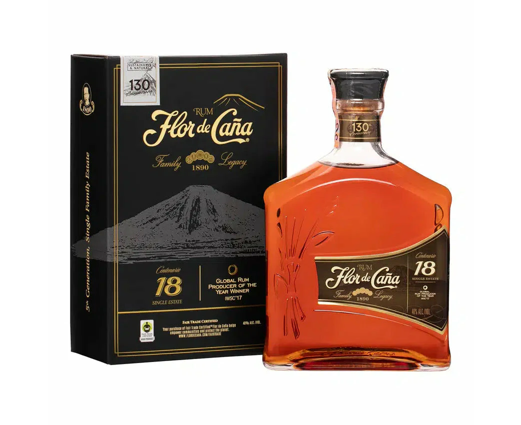 Flor de Cana 18 Year Old Rum 1L