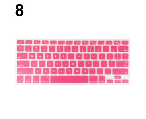 Uedai Keyboard Soft Case for Apple MacBook Air Pro 13/15/17 inches Cover Protector - Pink