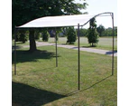 Outdoor Gazebo Garden Patio Sun Shade Fabric Canopy Steel Frame Picnic Shelter