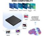 External CD DVD Drive,7-in-1 Hub CD/DVD Drive for Laptop Desktop Windows 10/8/7 Linux OS