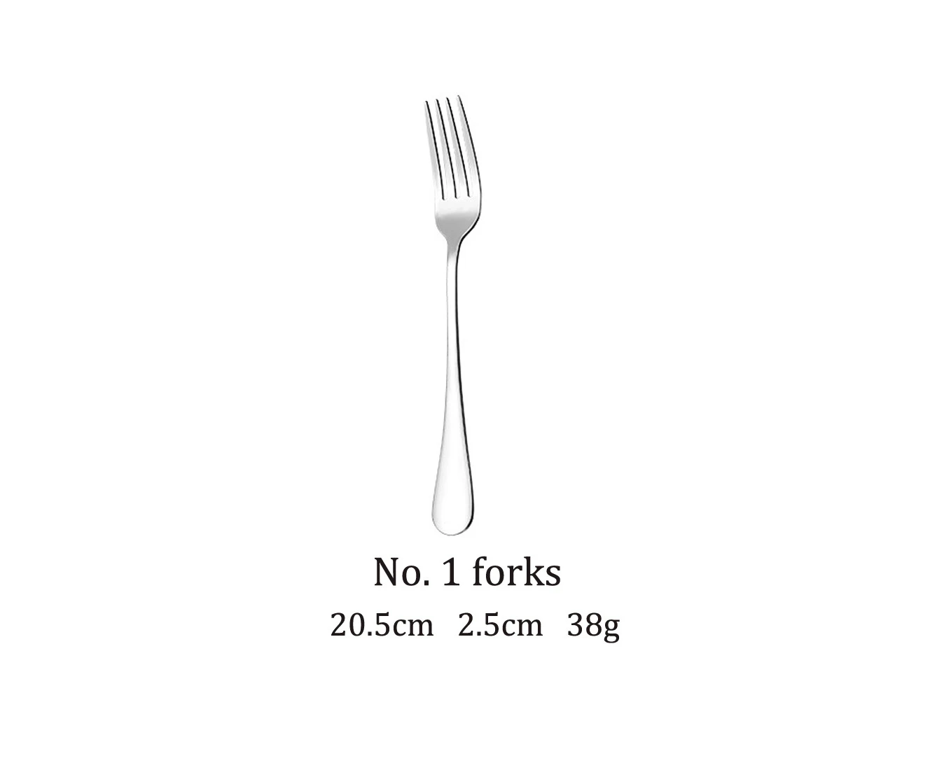 12 pcs Fork 205*25mm