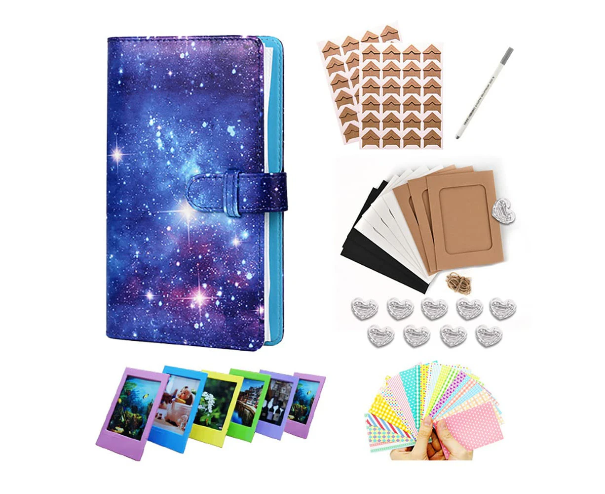 Lifebea 40Pcs Instant Camera Accessories Bundle kit for Fujifilm Instax Mini 11 9 liplay - STAR SKY SET