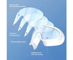 Swimming Goggles For Adults Kids Women Men Pool Goggles Adult No Leaking Anti Fog Uv Protection Waterproof Wide Frame,White