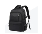 Small Backpack For School Girls Boys Aesthetic Lightweight Travel Daypack  For Women Men Waterproof College High School Bookbag Fit 14 Inch Laptop,Black